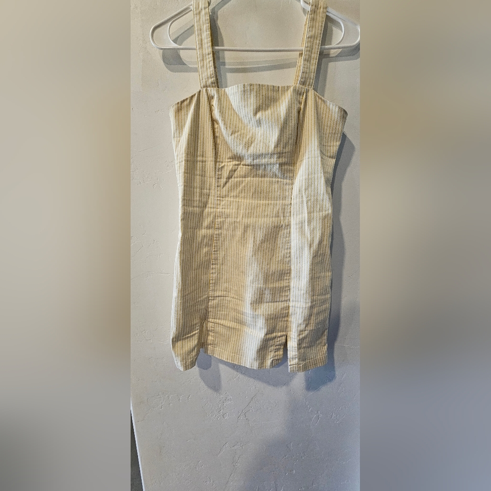Striped Beige and White Pants